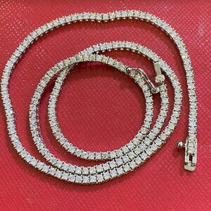 brand new 925 silver tennis chain necklace 20 inches 3mm